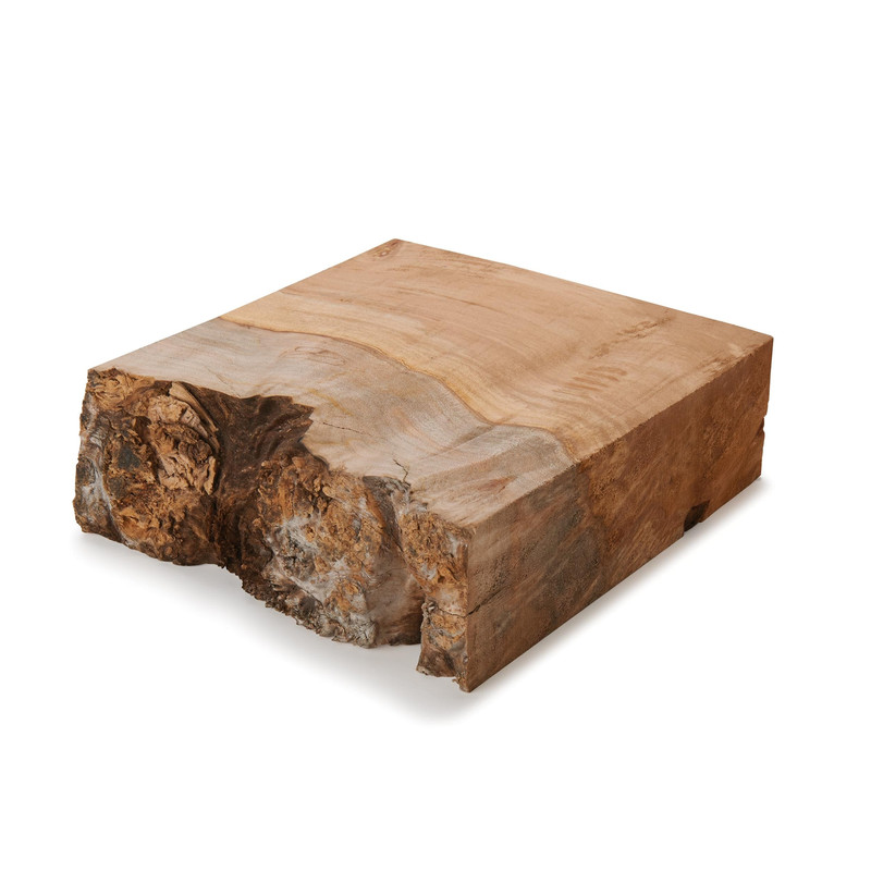 Big Leaf Maple Burl Wood Turning Stock - Thickness:2-1/2" - Width:8" - Length:8"